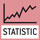 Statistik: Das Gerät berechnet aus den gespeicherten Messwerten statistische Daten, wie Durchschnittswert, Standardabweichung etc.